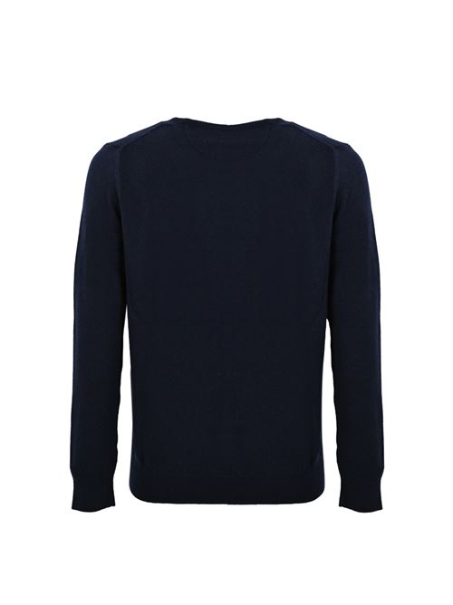 Maglione in lana con pony Navy POLO RALPH LAUREN | 710 876714001